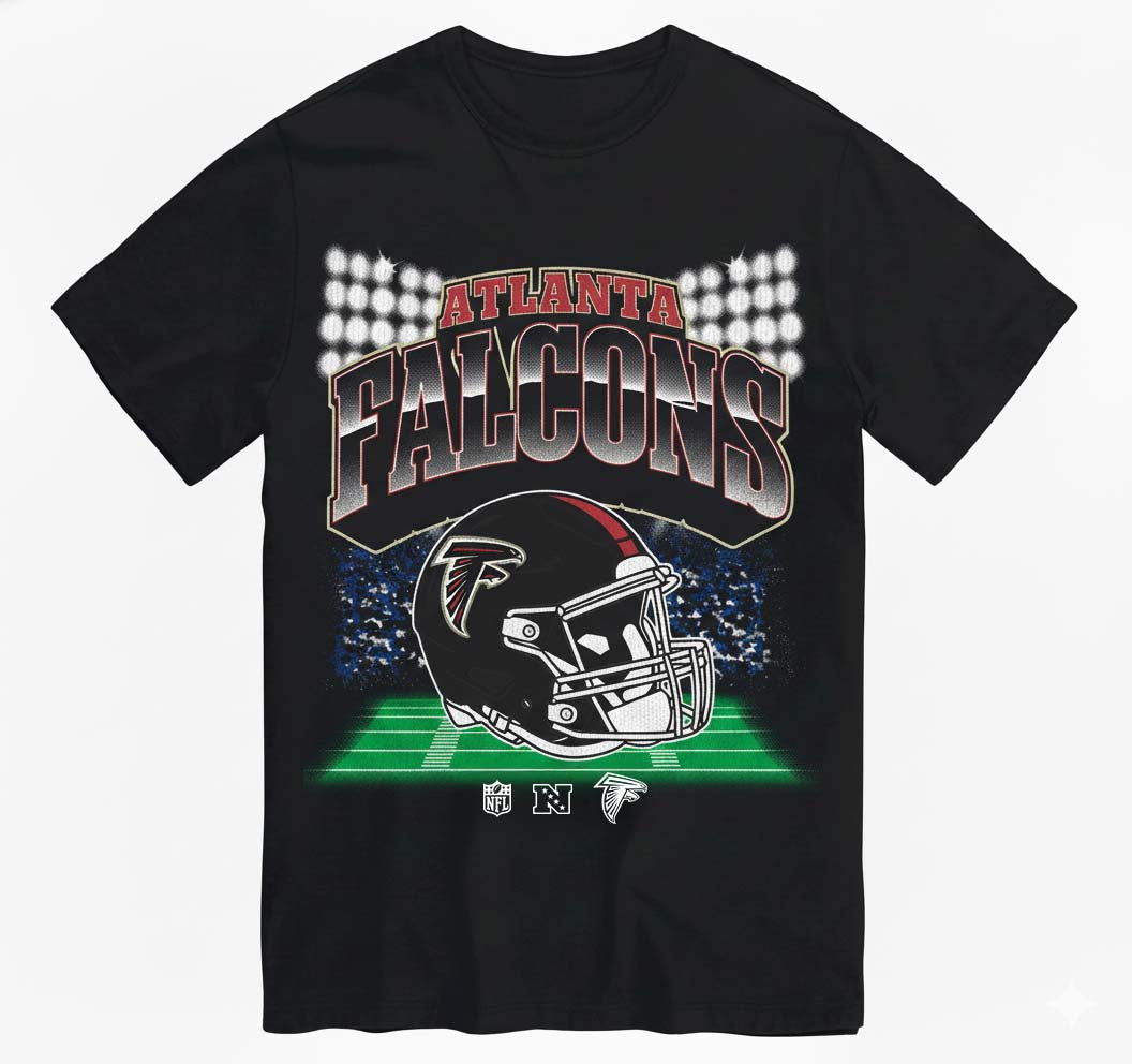 Atlanta Falcons Men's NFL Teams Blindside T-Shirt - Black
