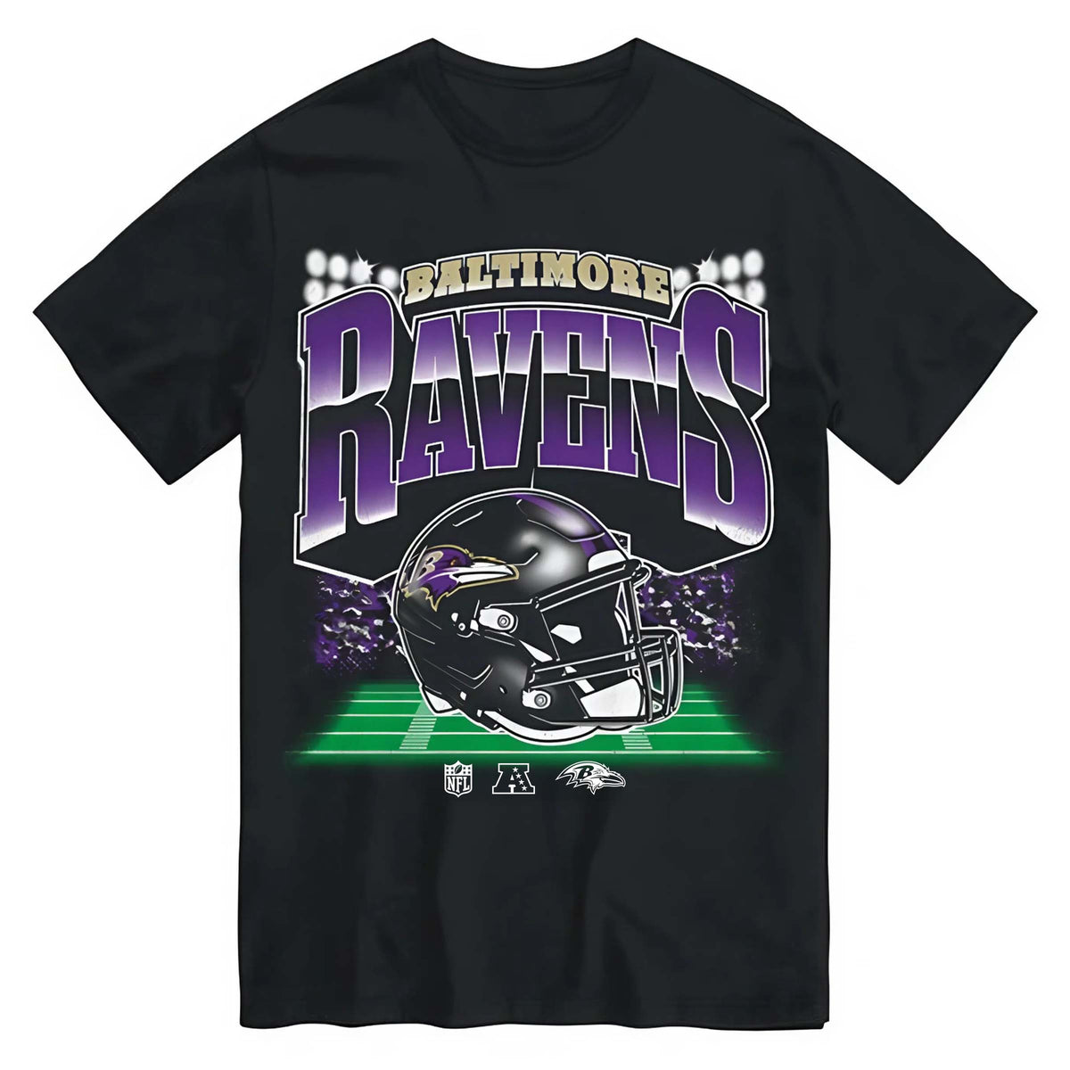 Baltimore Ravens Men's NFL Teams Blindside T-Shirt - Black