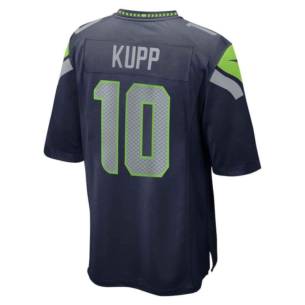 Seattle Seahawks Cooper Kupp 10 College Navy 50th Season Game Jersey