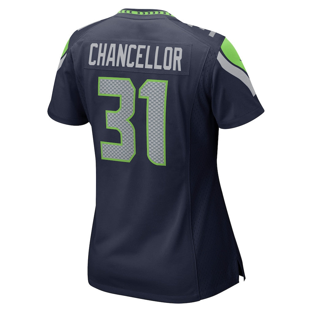 Kam Chancellor 31 Seattle Seahawks 2026 Super Bowl LX - Women Navy Game Jersey