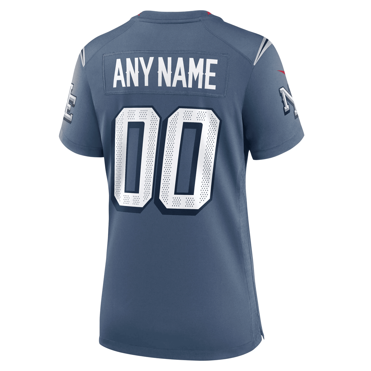 New England Patriots 2026 Super Bowl LX - Women's Custom Rivalries Game Jersey - Storm Blue