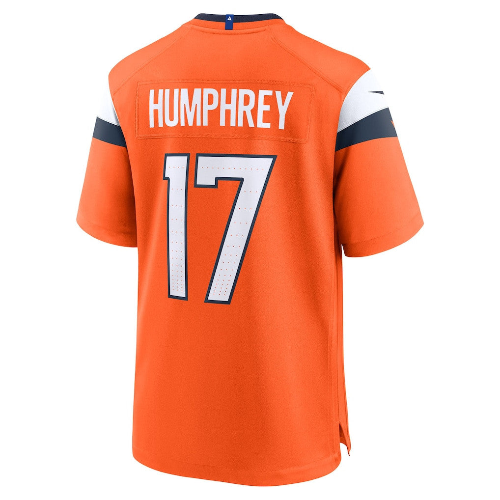 Lil'Jordan 17 Denver Broncos 2026 Super Bowl LX - Orange Team Game Jersey