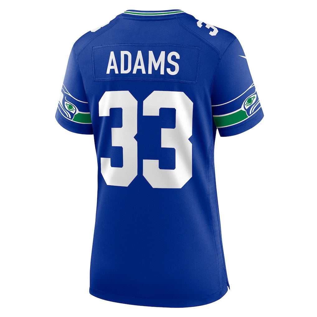 Jamal Adams 33 Seattle Seahawks 2026 Super Bowl LX - Women Royal Player Jersey