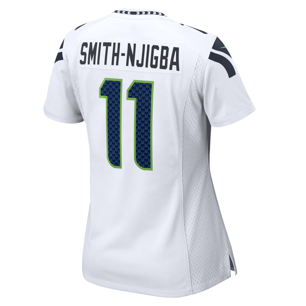 Jaxon Smith-Njigba 11 Seattle Seahawks 2026 Super Bowl LX - Women White Game Jersey
