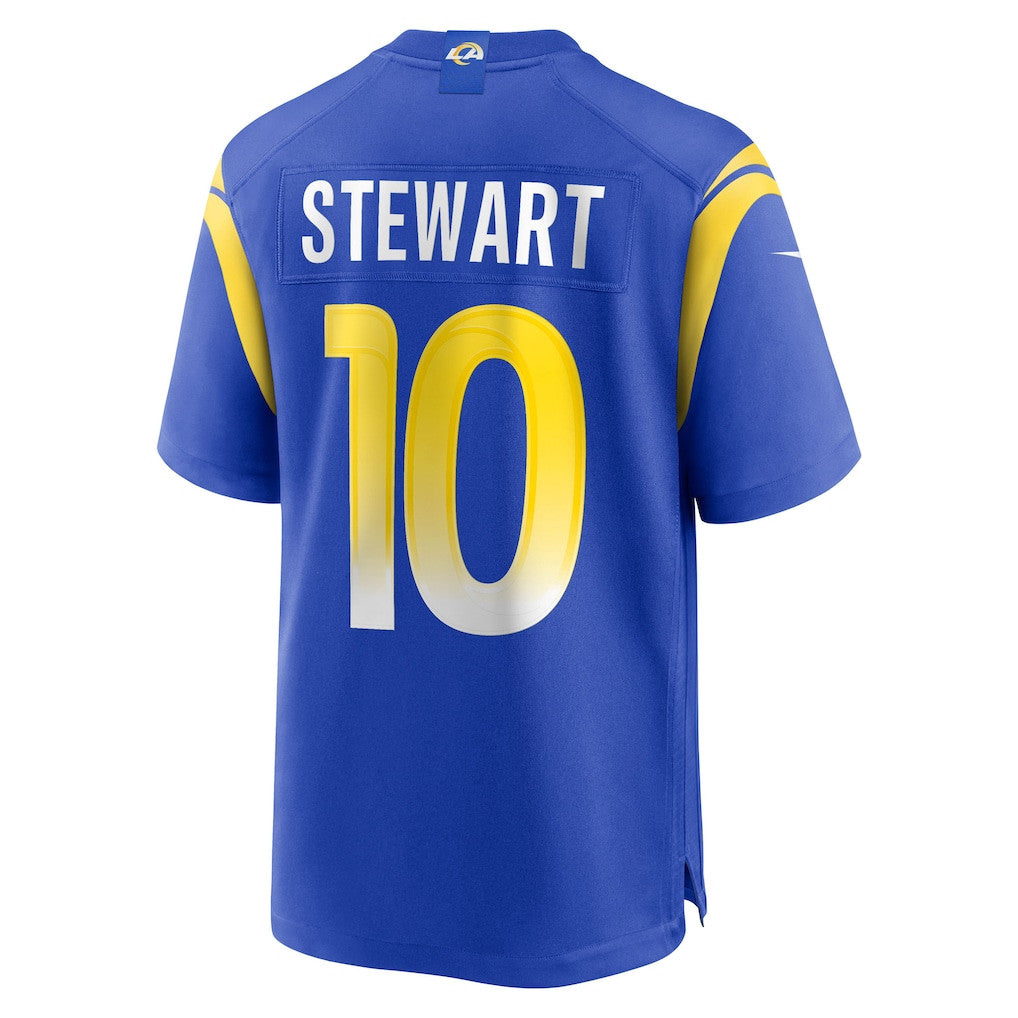 Josaiah Stewart 10 Los Angeles Rams 2026 Super Bowl LX - Royal Game Player Jersey