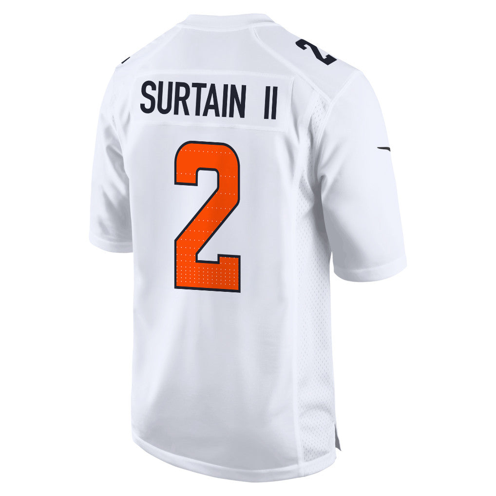 Pat Surtain II 2 Denver Broncos 2026 Super Bowl LX - White Tundra Fashion Game Jersey
