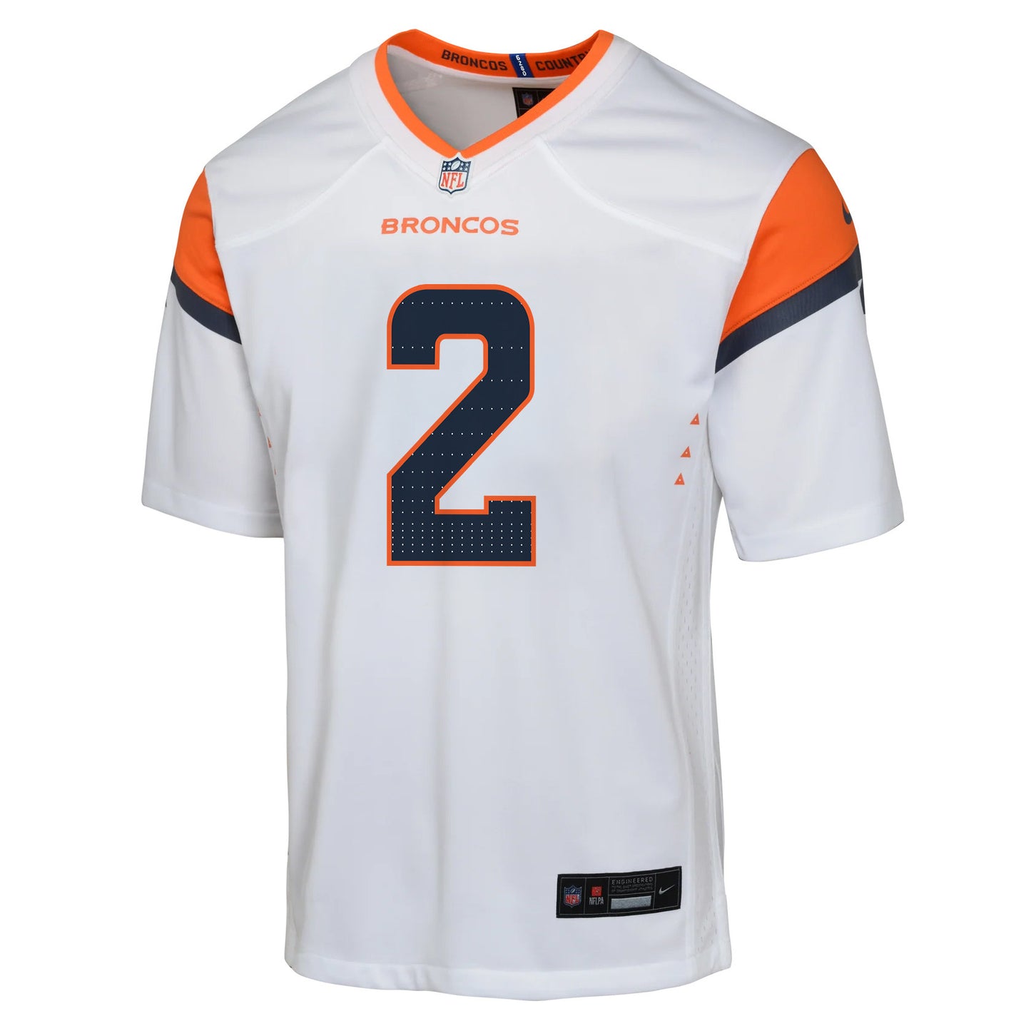 Pat Surtain II 2 Denver Broncos YOUTH 2026 Super Bowl LX - White Road Team Jersey