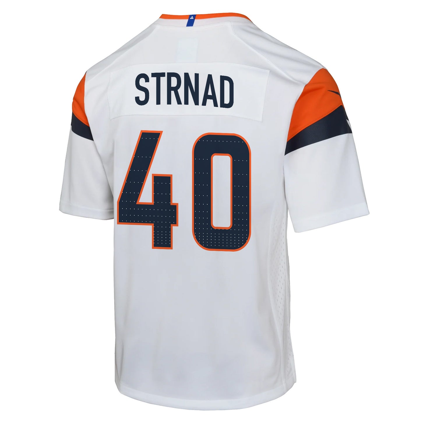 Justin Strnad 40 Denver Broncos YOUTH 2026 Super Bowl LX - White Road Team Jersey