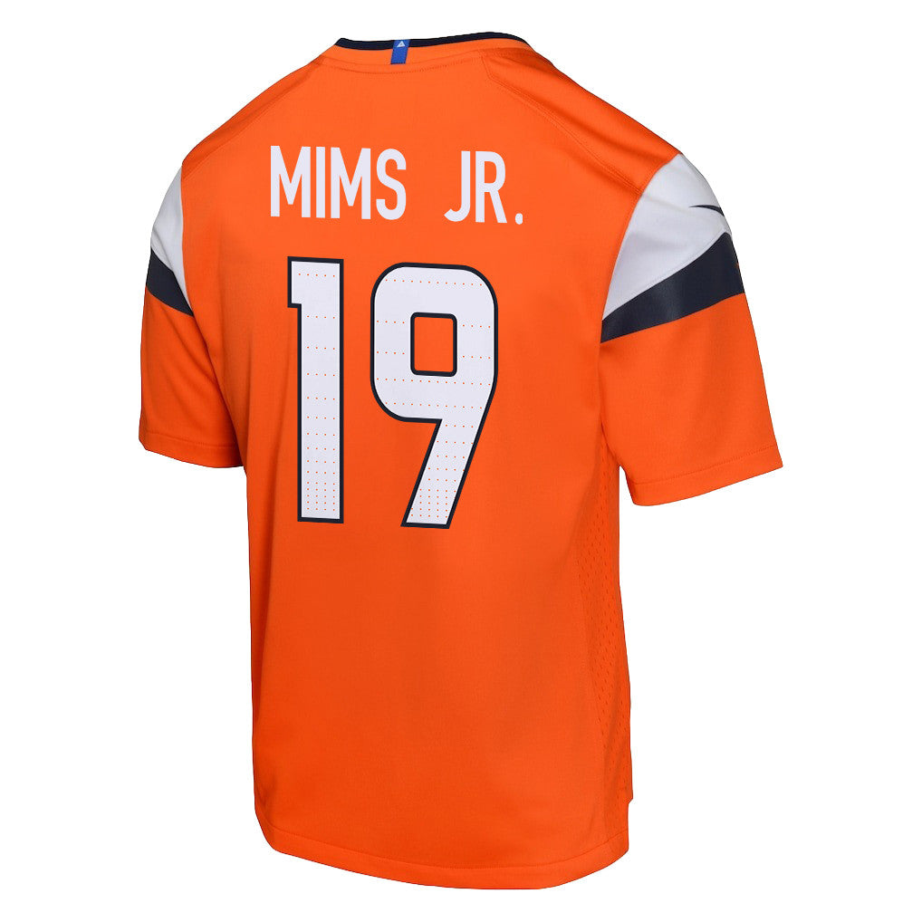 Marvin Mims Jr. 19 Denver Broncos YOUTH - 2026 Super Bowl LX Orange Game Team Jersey