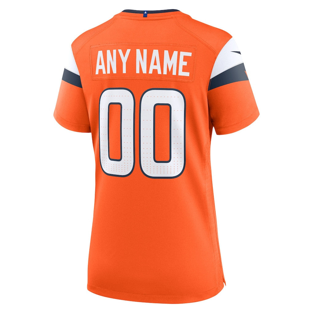 Denver Broncos 2026 Super Bowl LX - Women's Orange Custom Game Jersey