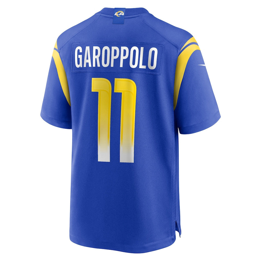 Jimmy Garoppolo 11 Los Angeles Rams 2026 Super Bowl LX - Royal Game Player Jersey