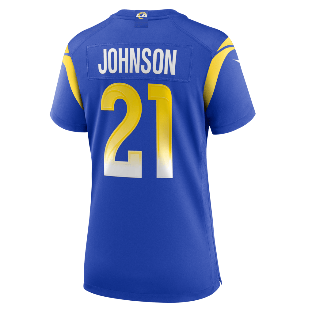 Alex Johnson 21 Women's Los Angeles Rams 2026 Super Bowl LX - Royal Team Game Jersey