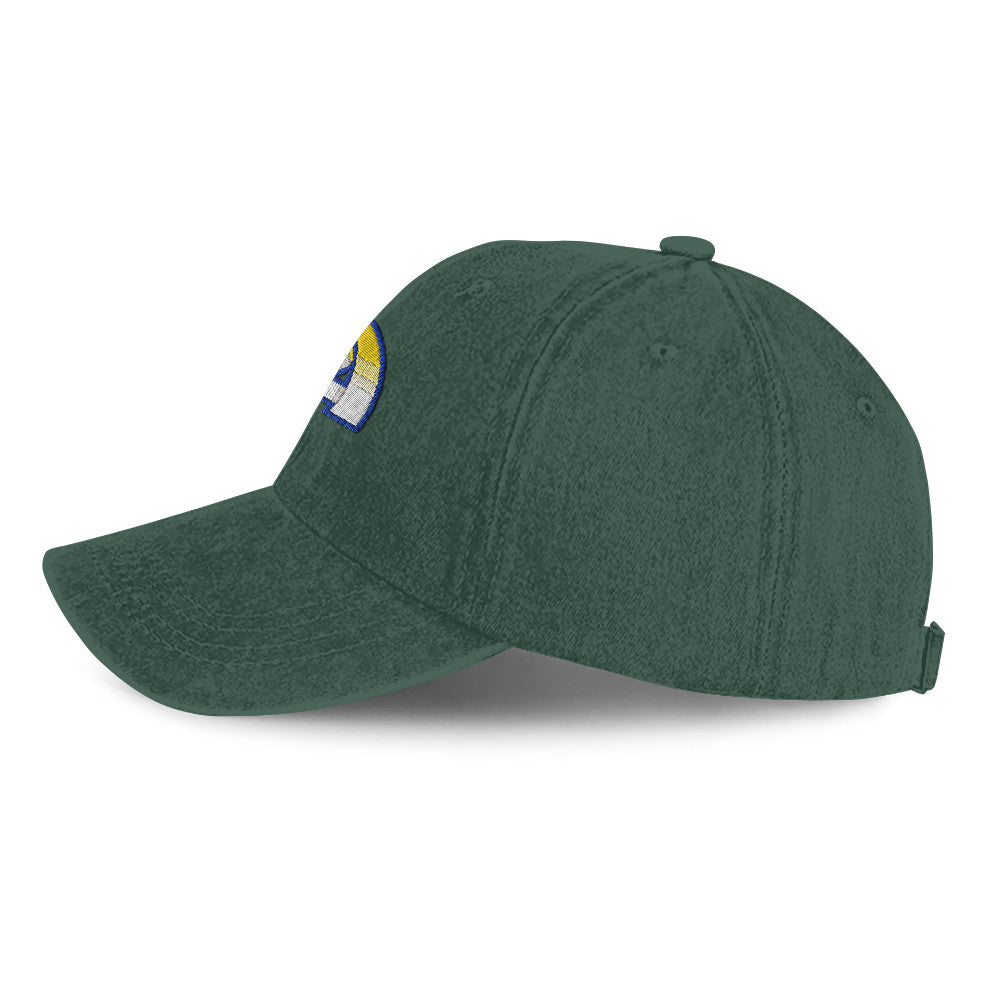 Los Angeles Rams 25/26 Washed Cotton Cap – Logo Iconic Printed Graphic - Green