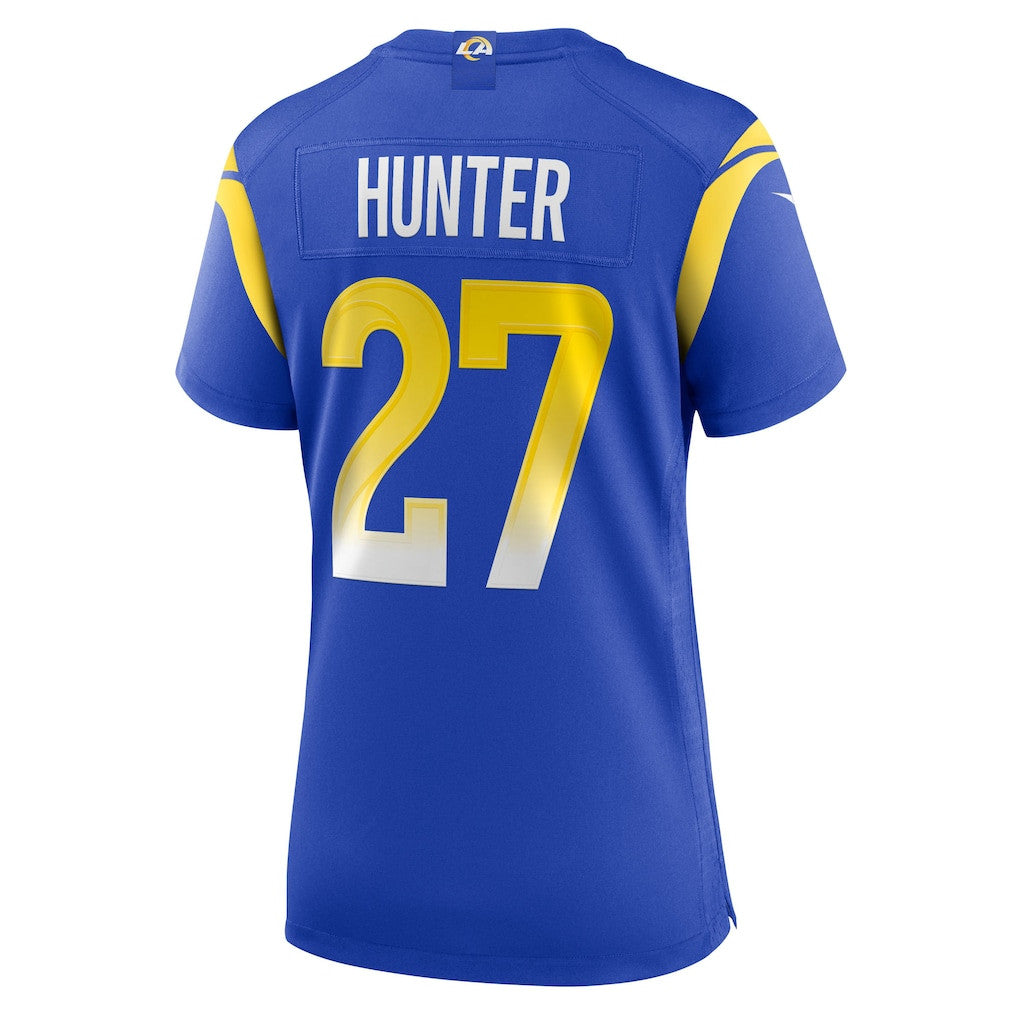 Jarquez Hunter 27 Women's Los Angeles Rams 2026 Super Bowl LX - Royal Team Game Jersey