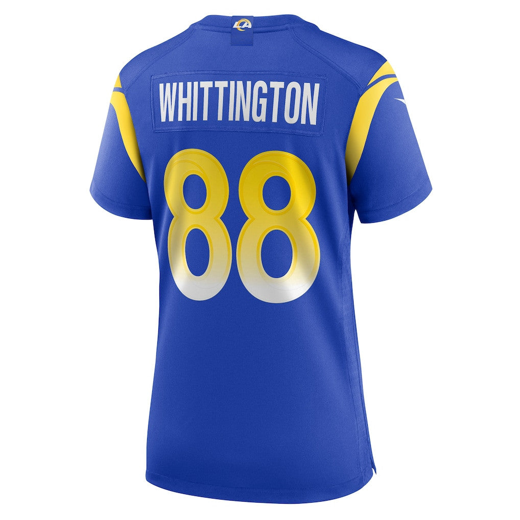 Jordan Whittington 88 Women's Los Angeles Rams 2026 Super Bowl LX - Royal Team Game Jersey
