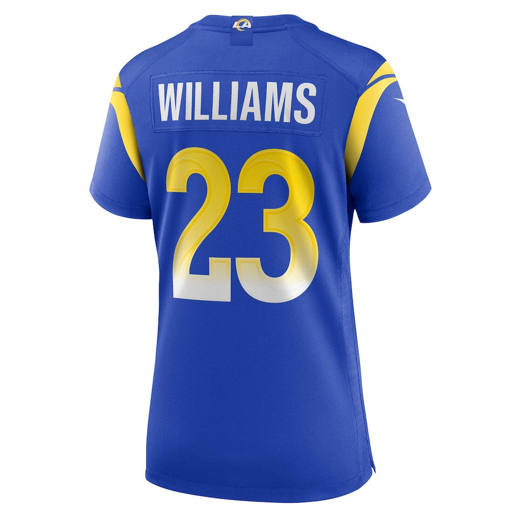 Kyren Williams 23 Women's Los Angeles Rams 2026 Super Bowl LX - Royal Team Game Jersey