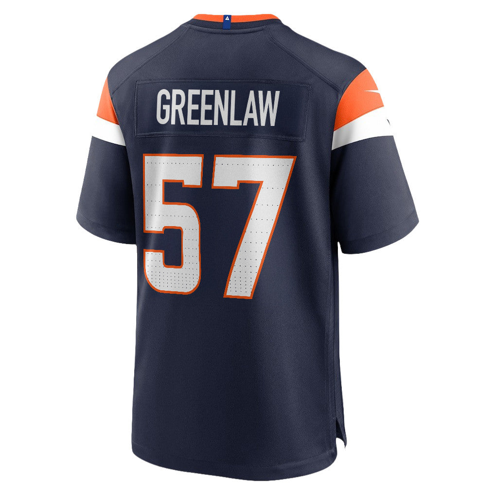 Dre Greenlaw 57 Denver Broncos 2026 Super Bowl LX - Navy Alternate Game Jersey