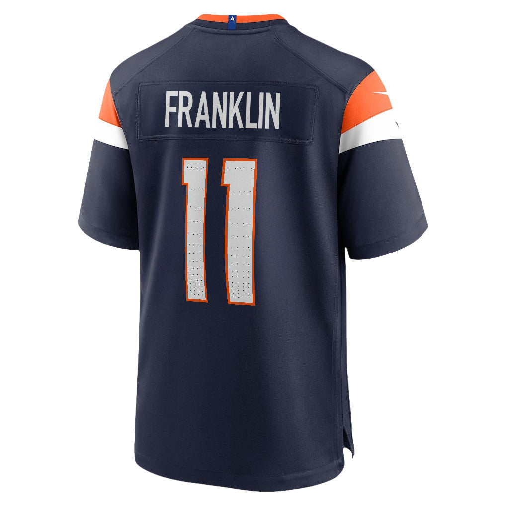 Troy Franklin 11 Denver Broncos 2026 Super Bowl LX - Navy Alternate Game Jersey