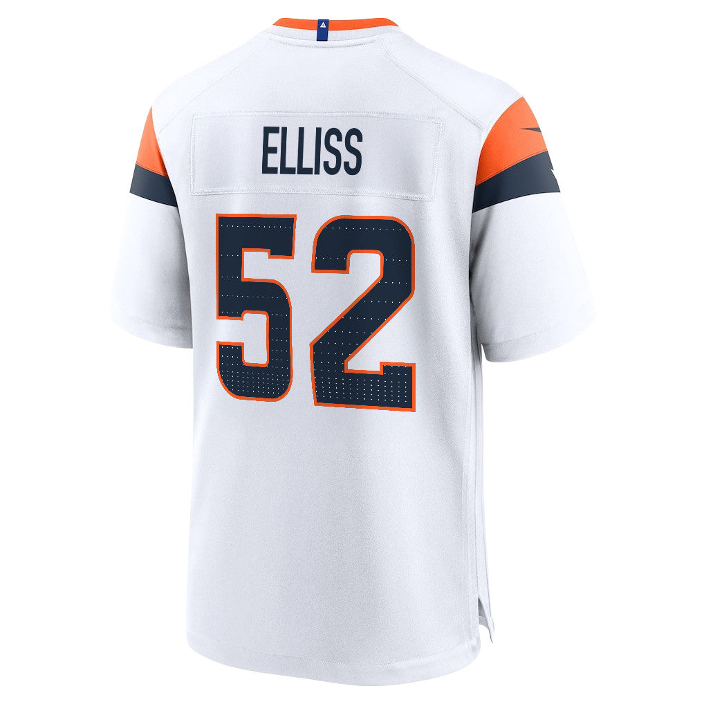 Jonah Elliss 52 Denver Broncos 2026 Super Bowl LX - White Game Jersey