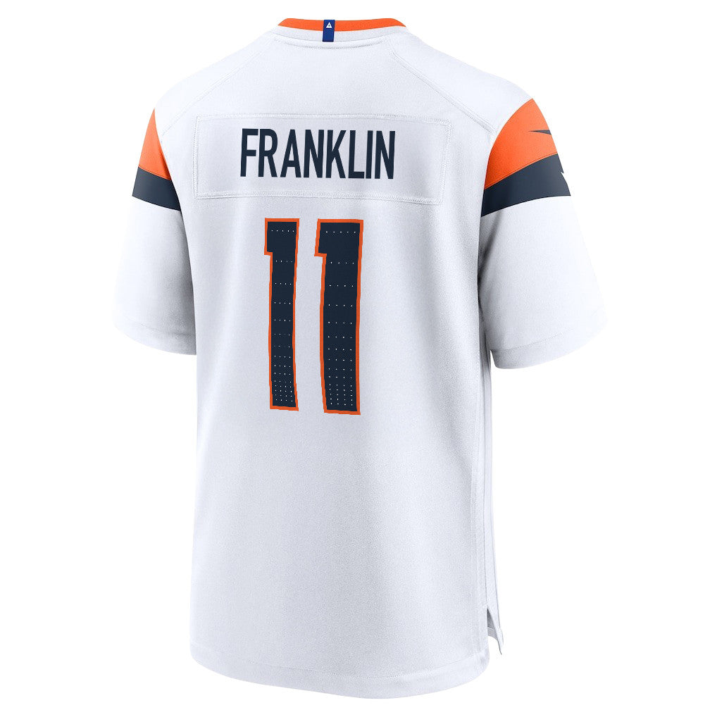 Troy Franklin 11 Denver Broncos 2026 Super Bowl LX - White Game Jersey