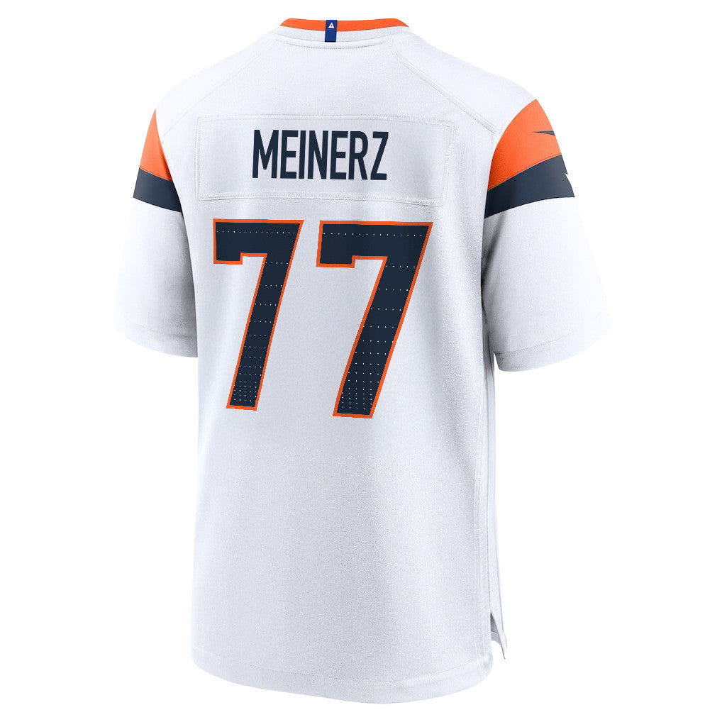Quinn Meinerz 77 Denver Broncos 2026 Super Bowl LX - White Game Jersey
