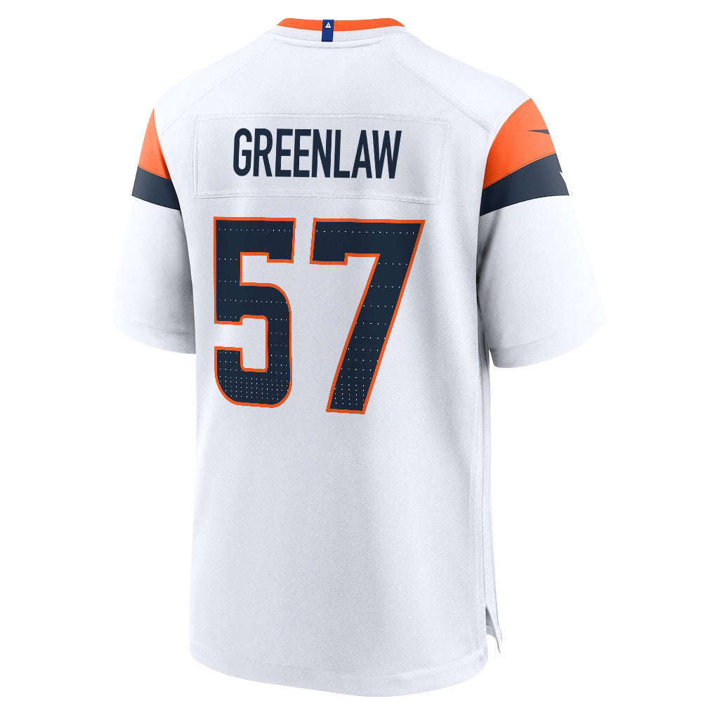 Dre Greenlaw 57 Denver Broncos 2026 Super Bowl LX - White Game Jersey