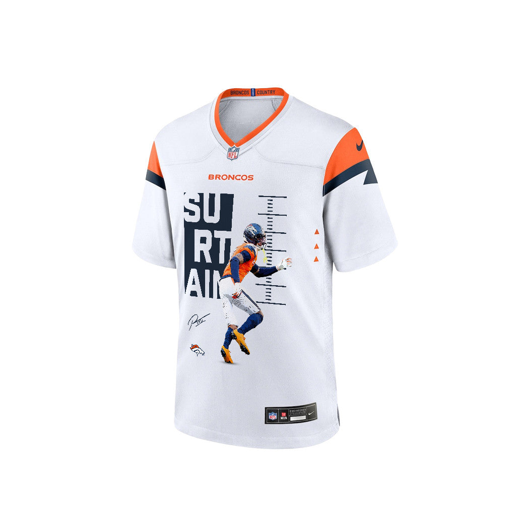 Pat Surtain II 2 Denver Broncos Super Bowl LX Ultimate Gameday Game Men Jersey – White