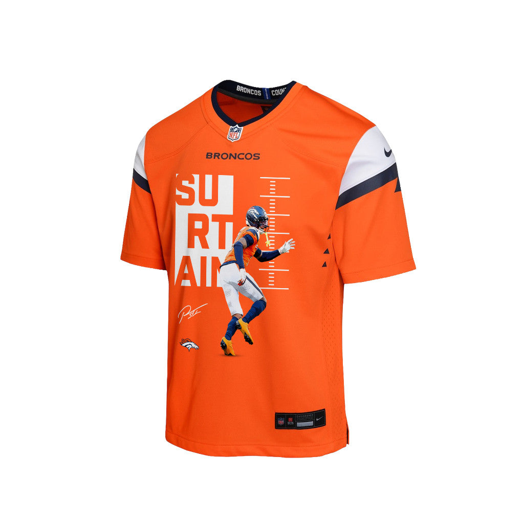 Pat Surtain II 2 Denver Broncos Super Bowl LX Ultimate Gameday Game YOUTH Jersey – Orange