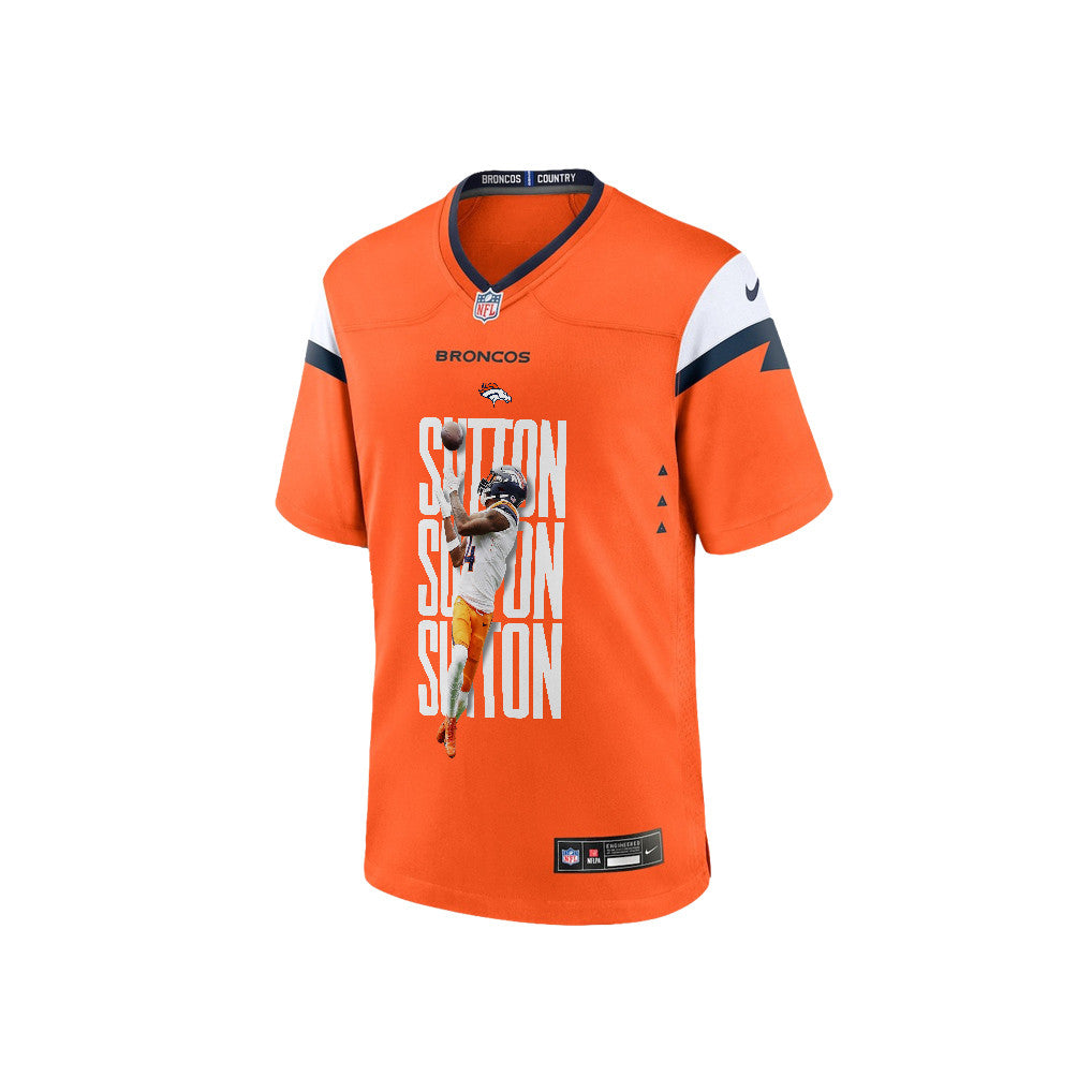 Courtland Sutton 14 Denver Broncos Super Bowl LX Championship-Ready Men Game Jersey – Orange