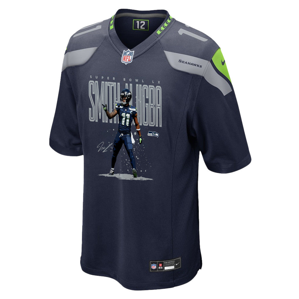 Jaxon Smith-Njigba 11 Seattle Seahawks Super Bowl LX Fan-Favorite Playmaker Jersey – Navy