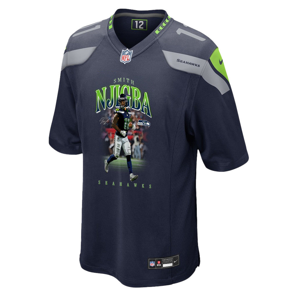 Jaxon Smith-Njigba 11 Seattle Seahawks Super Bowl LX Explosive Playmaker Jersey – Navy