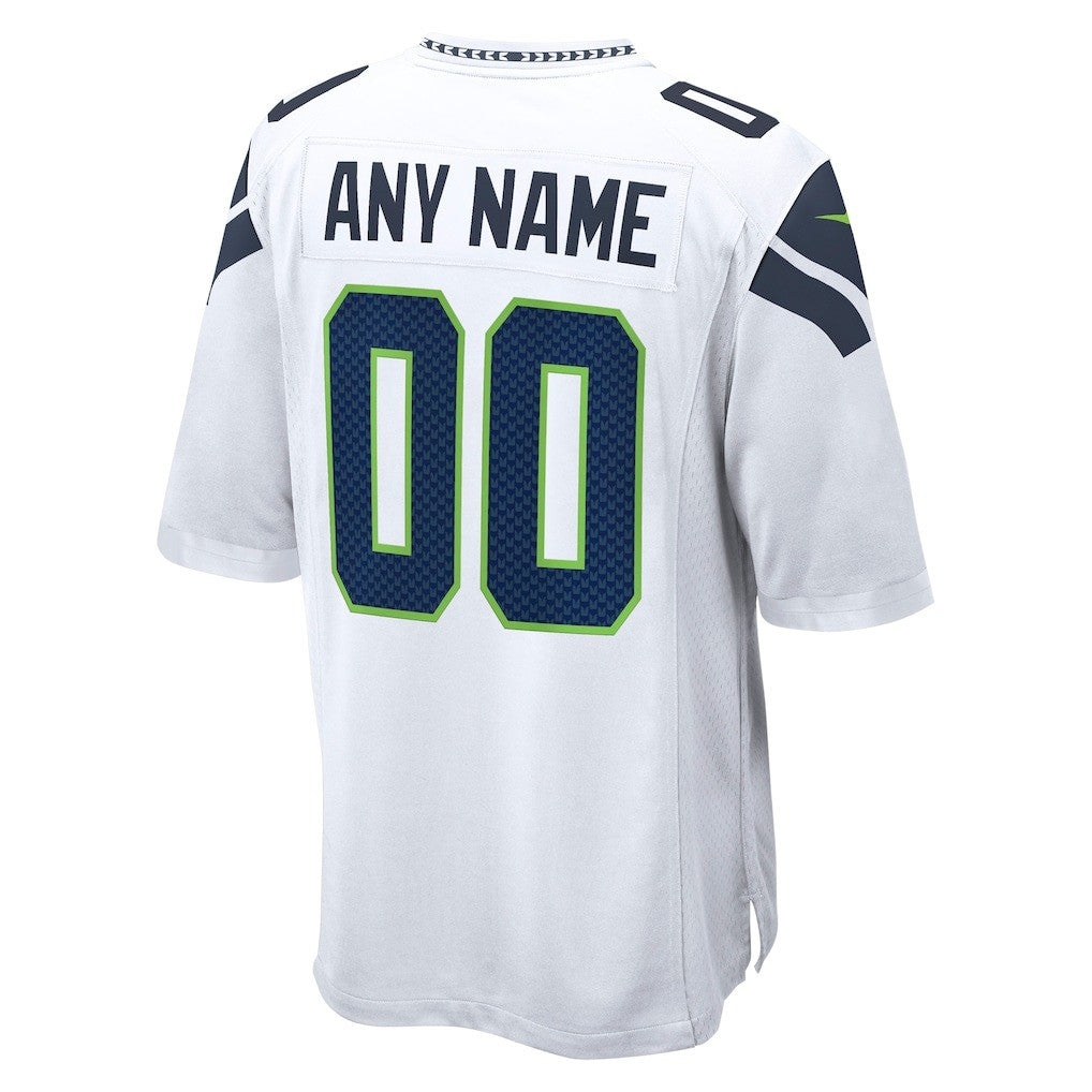 Seattle Seahawks Champions 2025-26 Super Bowl LX Custom Game Jersey - White