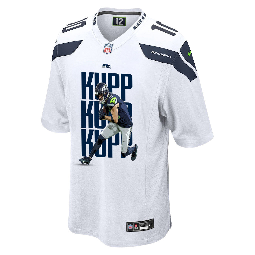 Cooper Kupp 10 Seattle Seahawks Super Bowl LX Dynamic Ground Game Jersey – White
