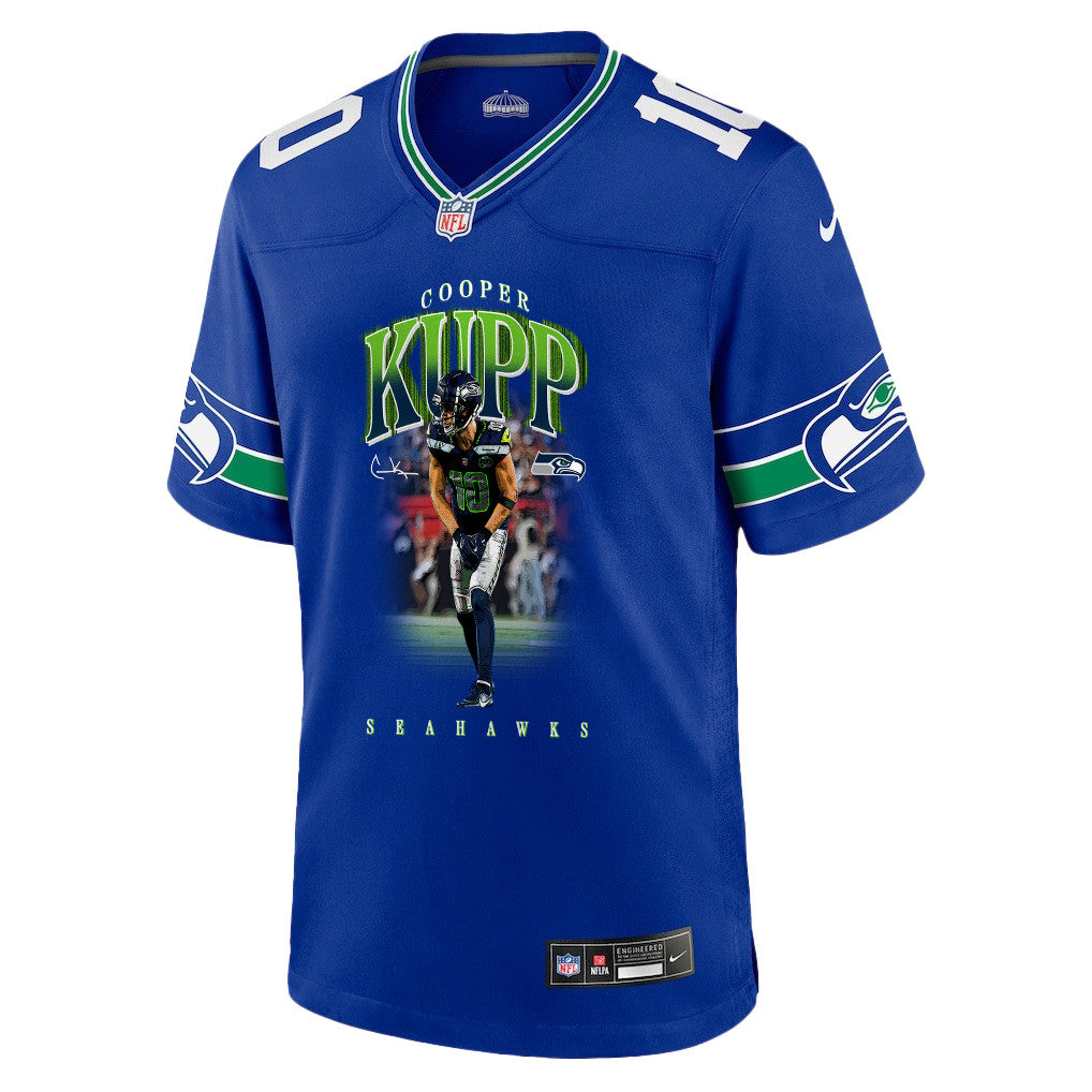 Cooper Kupp 10 Seattle Seahawks Super Bowl LX Backfield Beast Jersey – Royal Blue