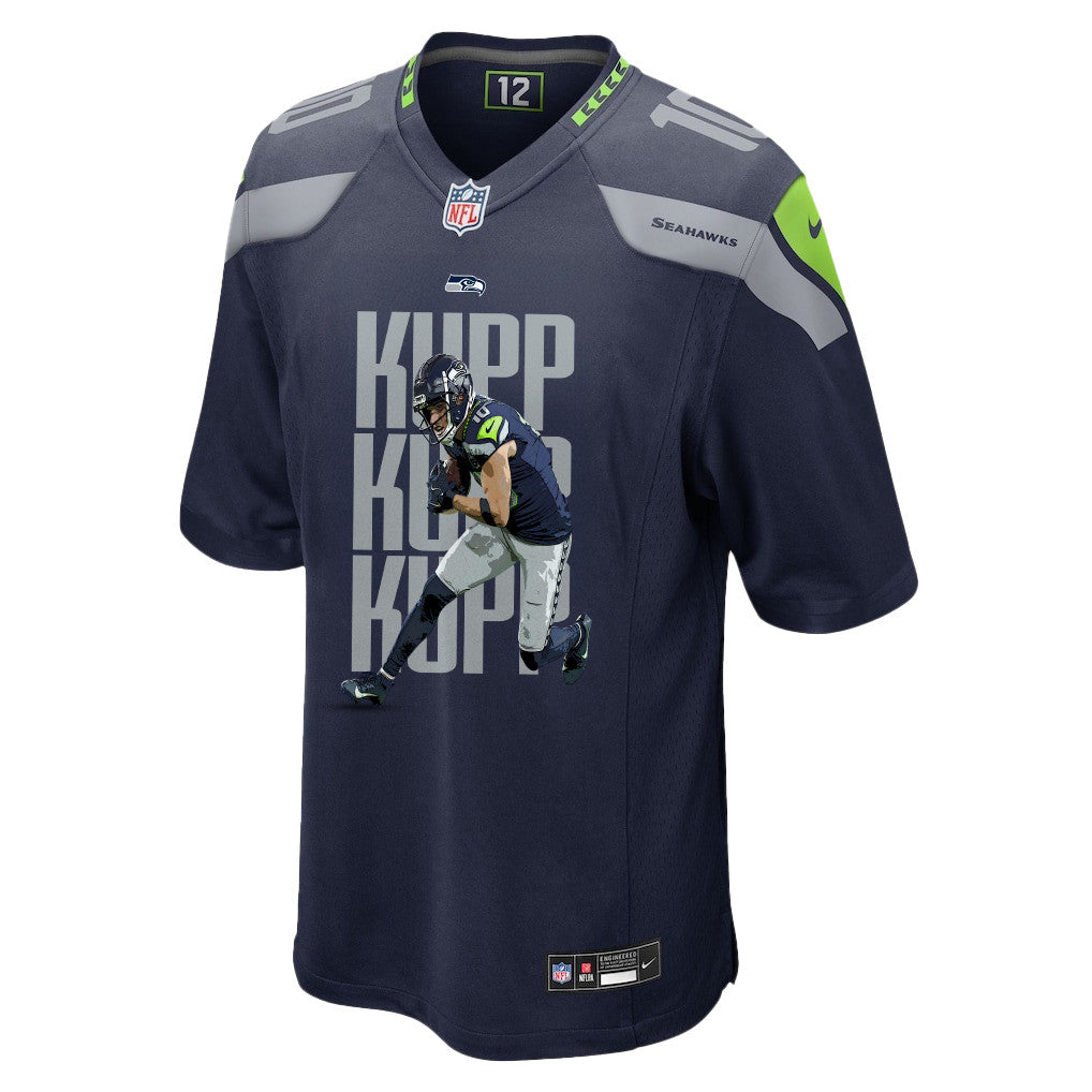 Cooper Kupp 10 Seattle Seahawks Super Bowl LX Dynamic Ground Game Jersey – Navy