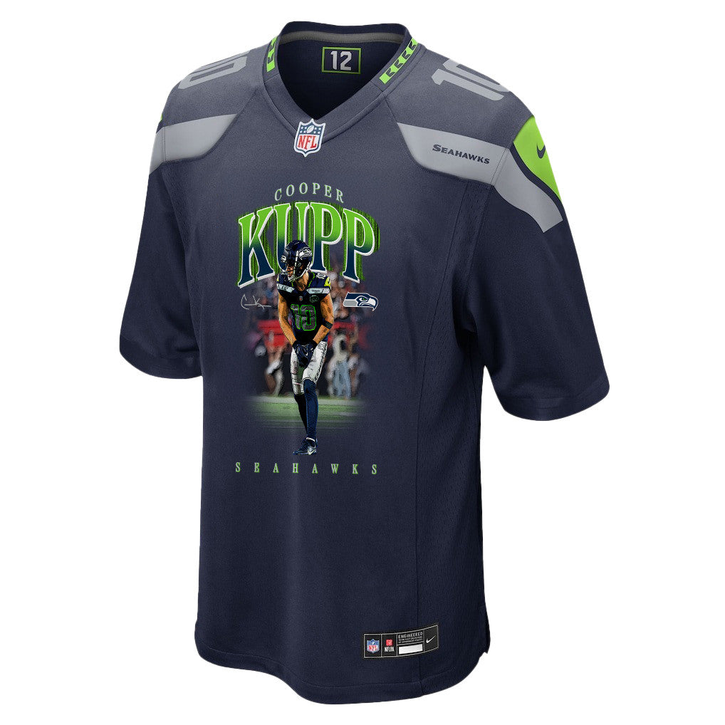 Cooper Kupp 10 Seattle Seahawks Super Bowl LX Backfield Beast Jersey – Navy