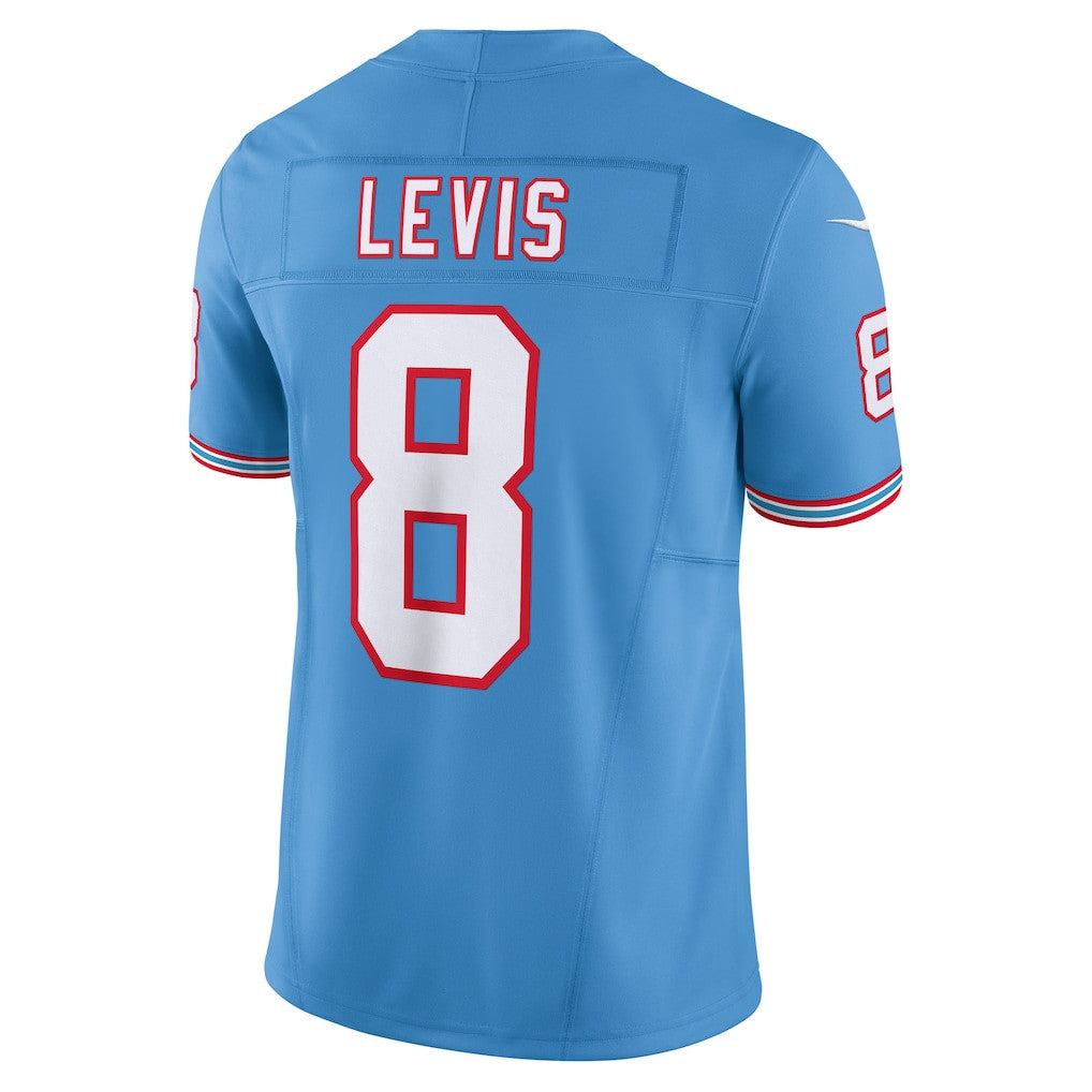 Will Levis 8 Tennessee Titans Retired Alternate Game Jersey - Light Blue