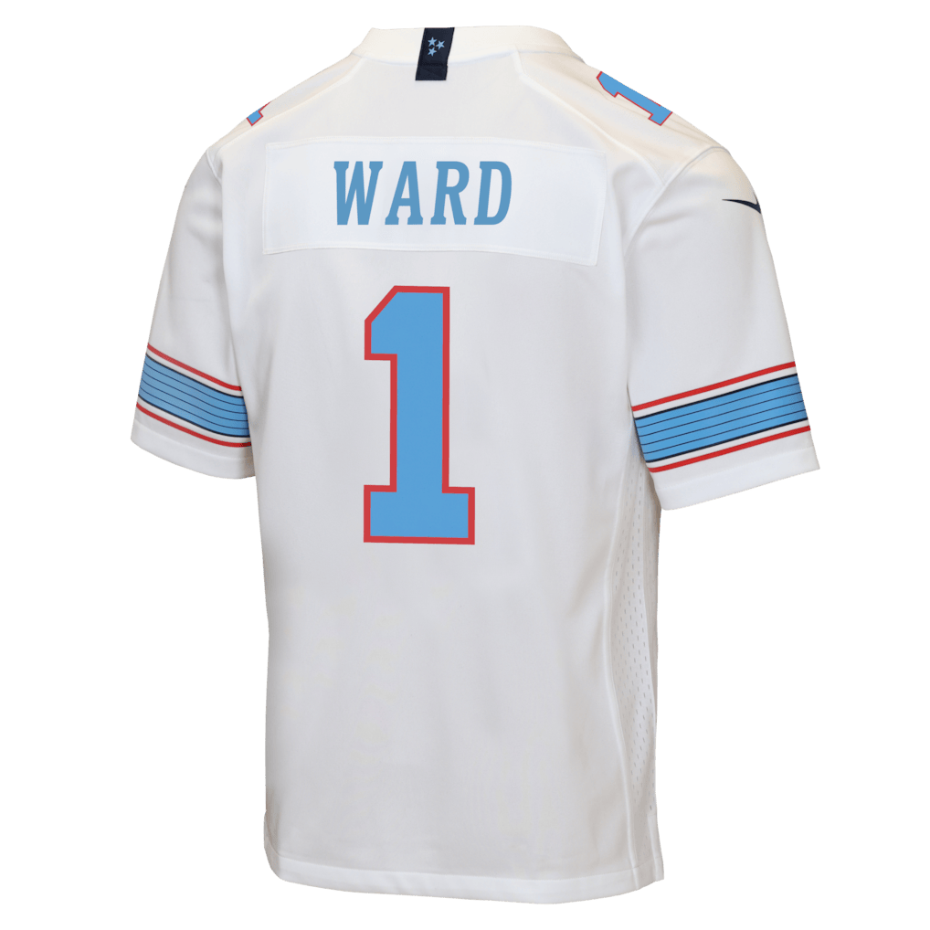 Cameron Ward 1 Tennessee Titans Youth Game Jersey - White