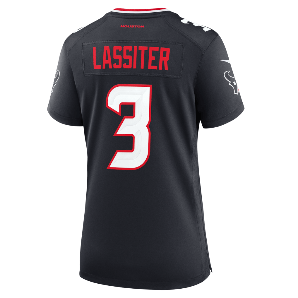 Kamari Lassiter 3 Houston Texans Women's Team Game Jersey - Navy