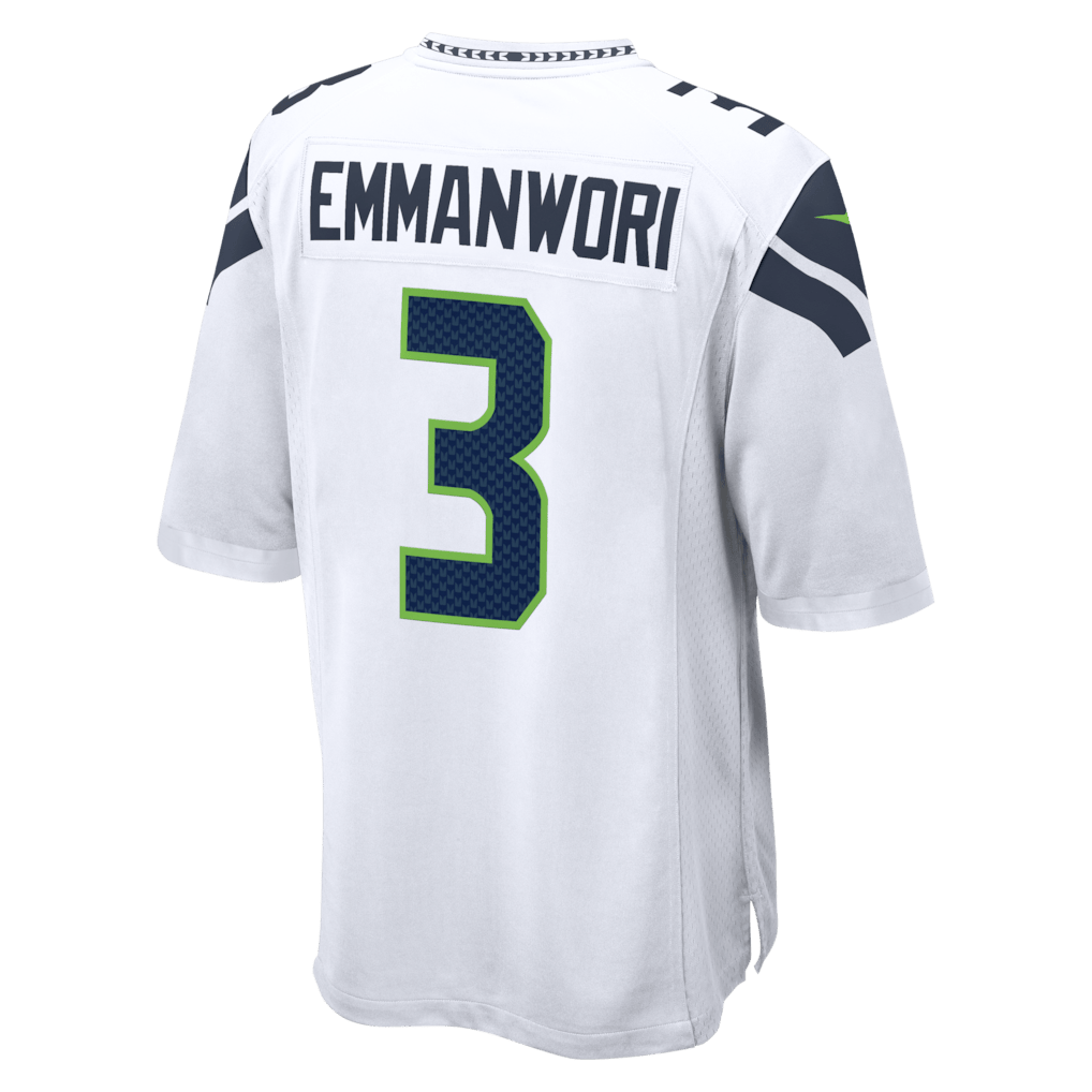 Nick Emmanwori 3 Seattle Seahawks Game Men Jersey - White