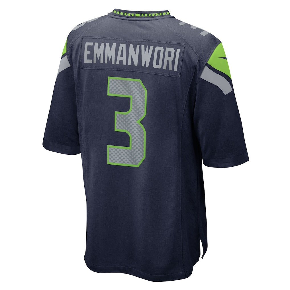 Nick Emmanwori 3 Seattle Seahawks Game Men Jersey - College Navy