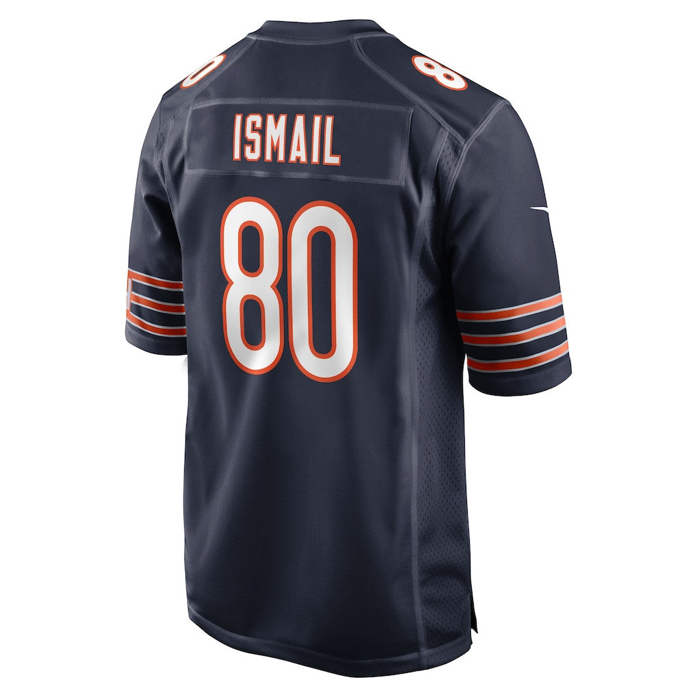 Qadir Ismail 80 Chicago Bears Team Game Men Jersey - Navy