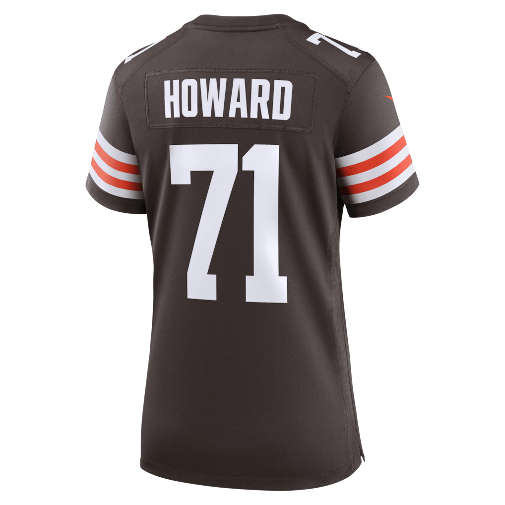Tytus Howard 71 Cleveland Browns Women's Team Game Jersey - Brown