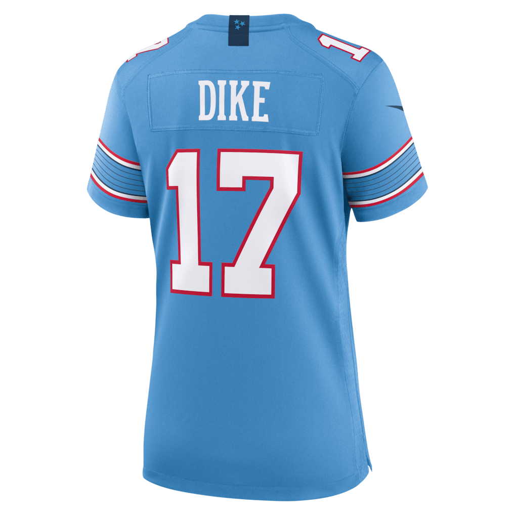 Chimere Dike 17 Tennessee Titans Women's Team Game Jersey - Light Blue