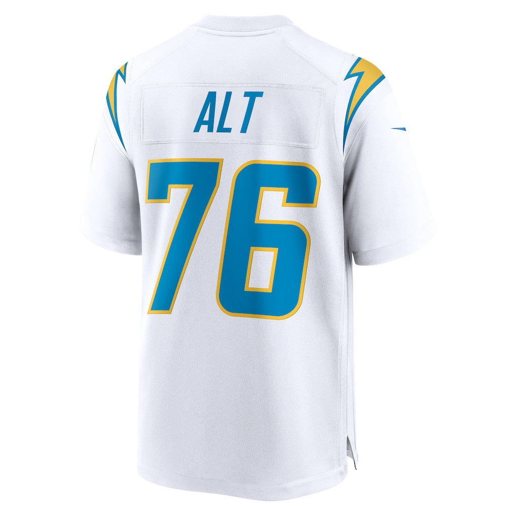 Joe Alt 76 Los Angeles Chargers Player Game Men Jersey - White