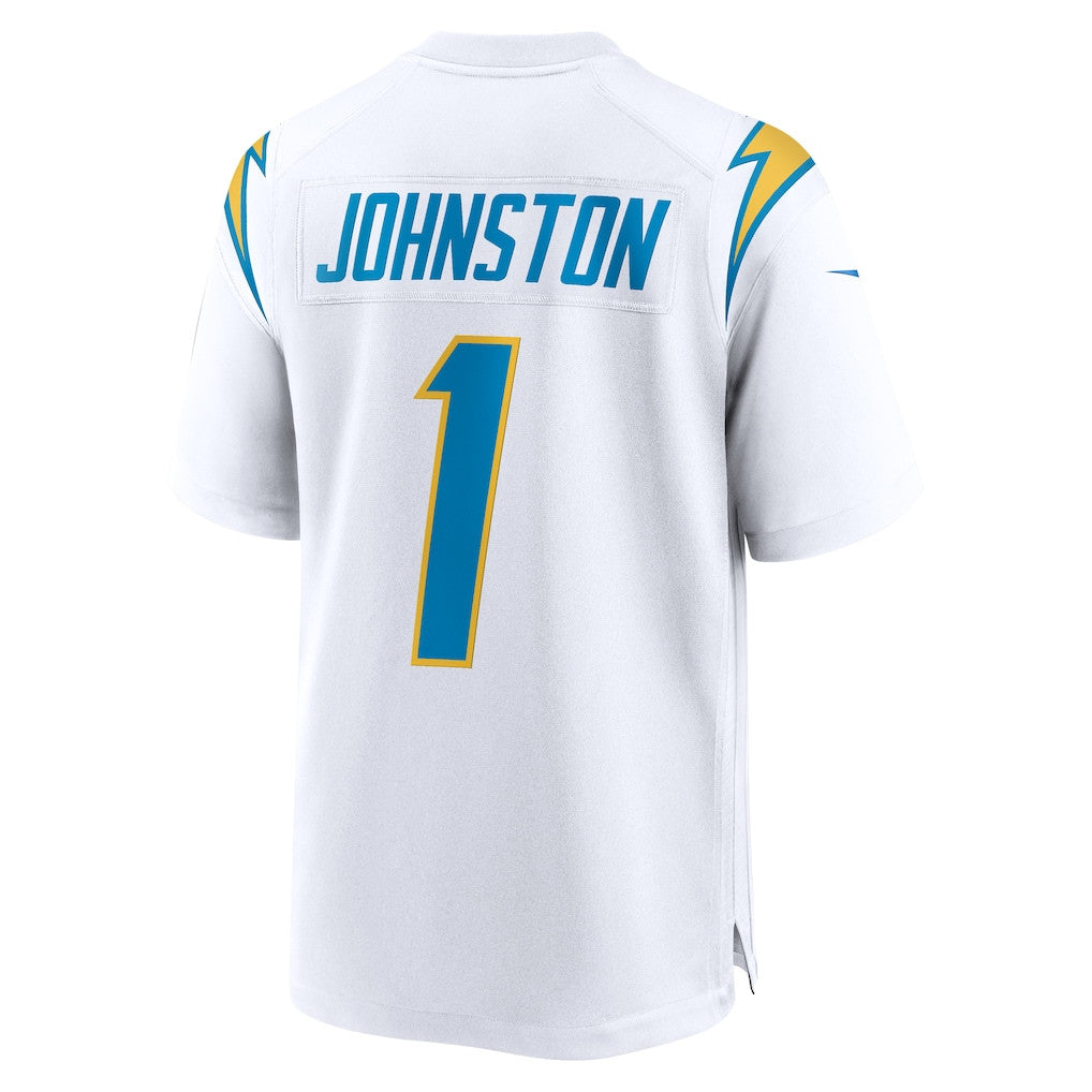 Quentin Johnston 1 Los Angeles Chargers Away Game Men Jersey - White