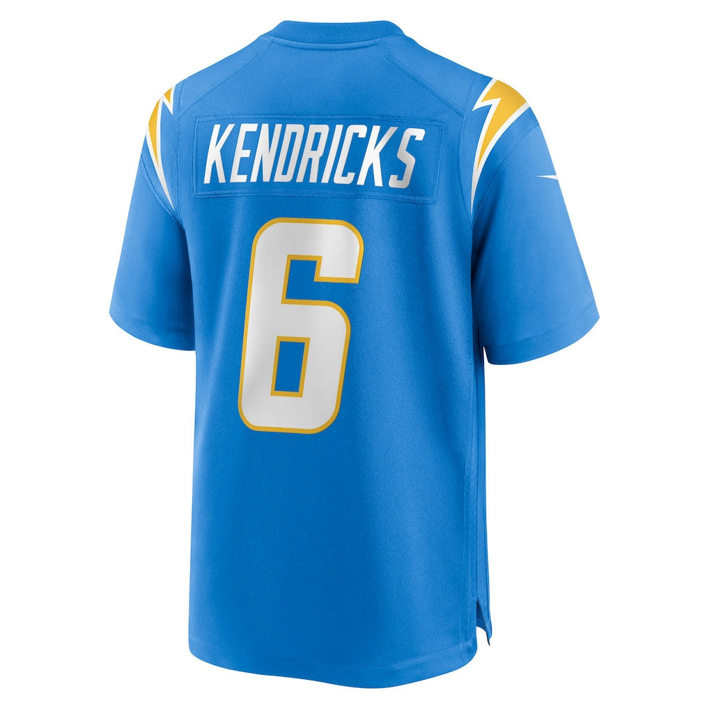 Eric Kendricks 6 Los Angeles Chargers Team Game Men Jersey - Powder Blue