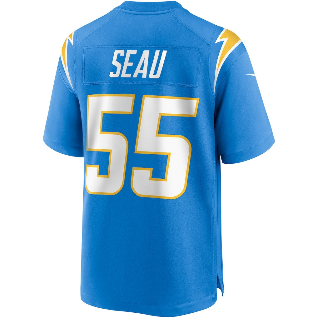 Junior Seau 55 Los Angeles Chargers Game Retired Player Men Jersey - Powder Blue