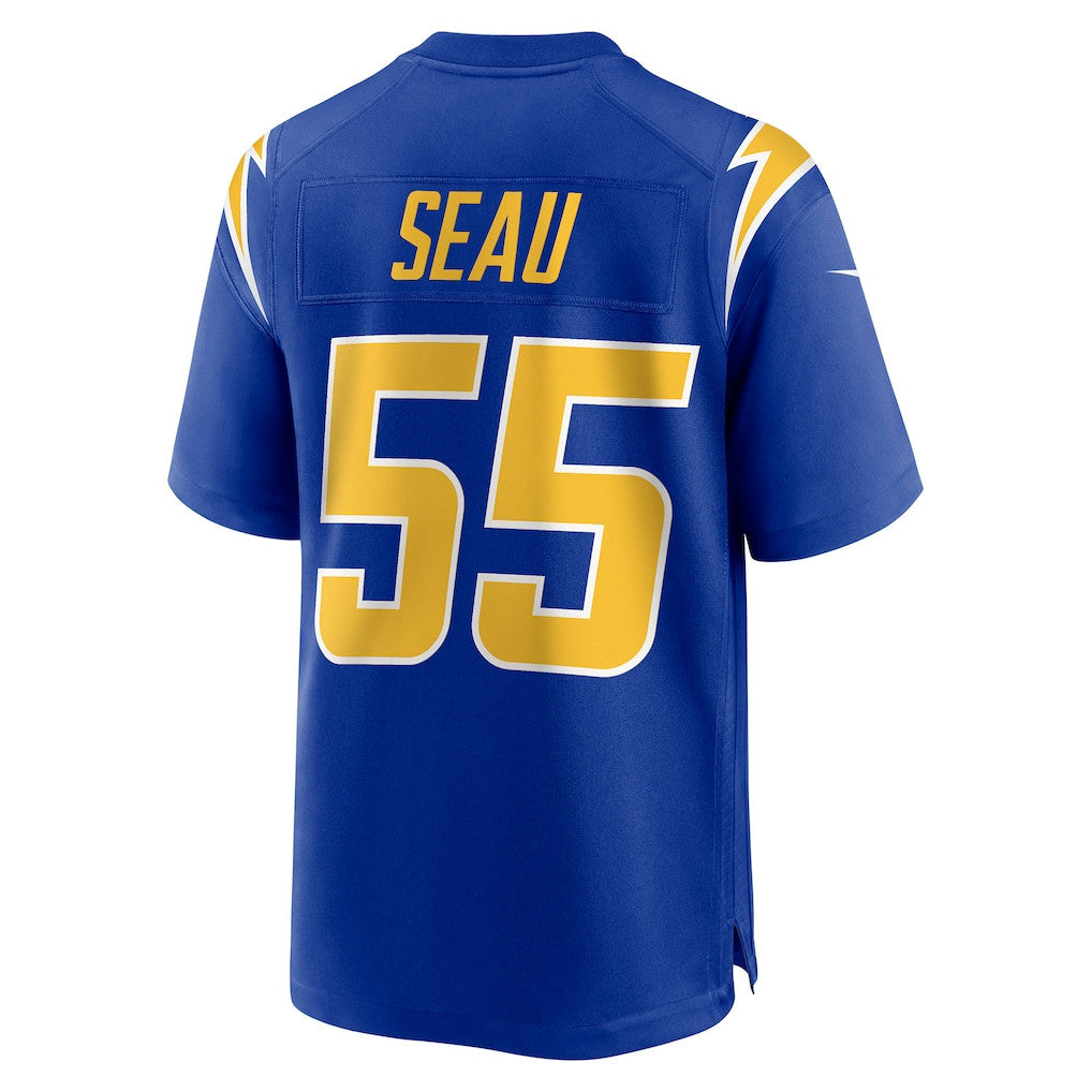 Junior Seau 55 Los Angeles Chargers Retired Player Alternate Game Men Jersey - Royal