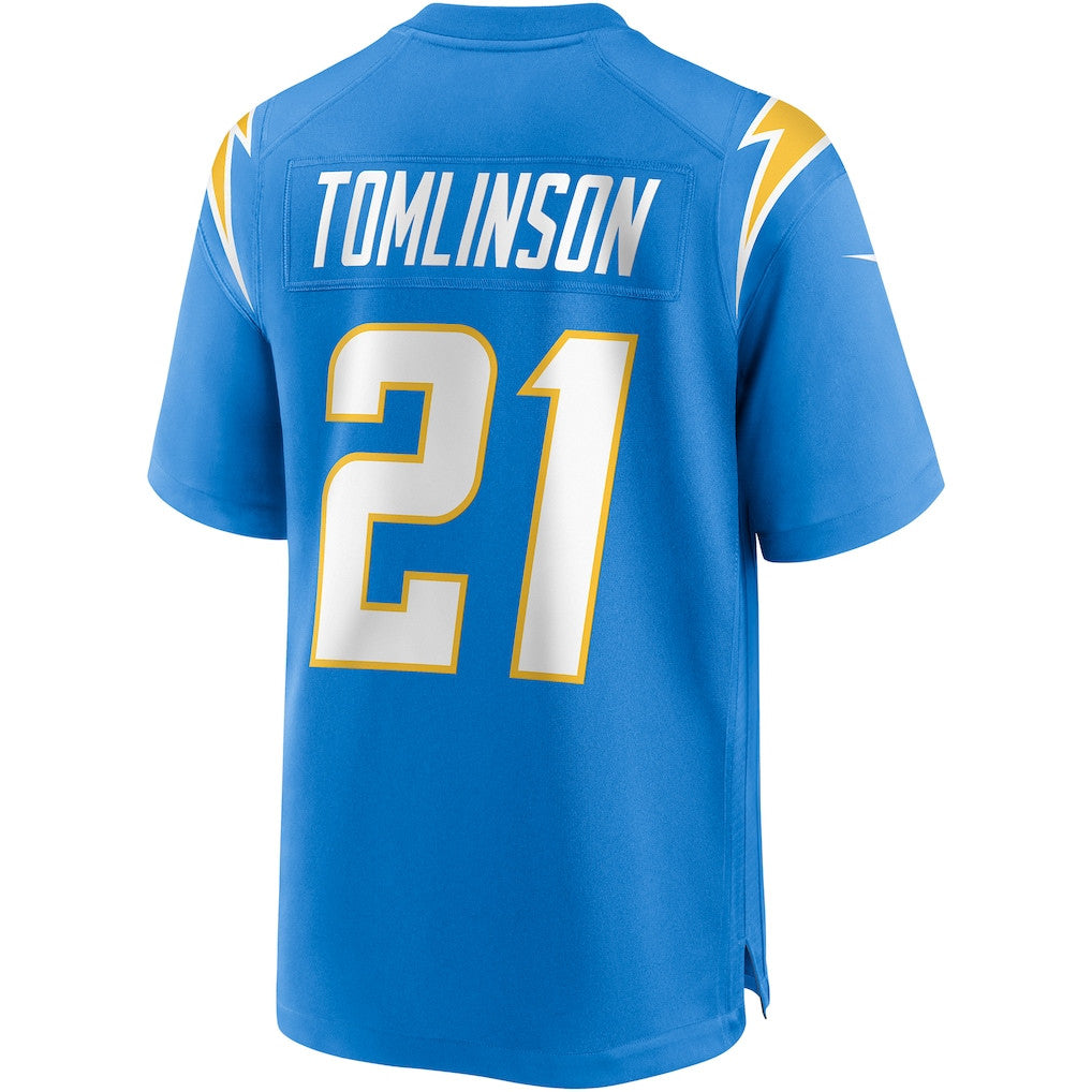 LaDainian Tomlinson 21 Los Angeles Chargers Game Retired Player Men Jersey - Powder Blue